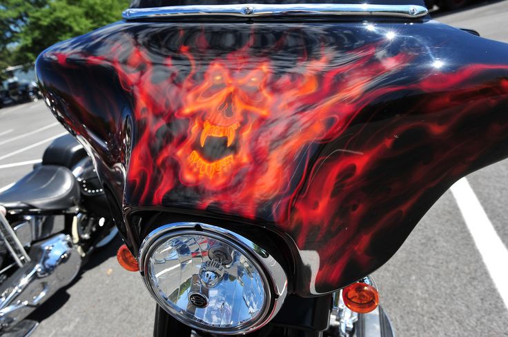 Как покрасить мотоцикл в камуфляж своими руками