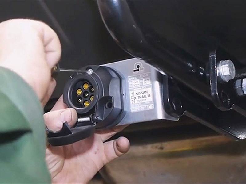 Распиновка розетки фаркопа легкового автомобиля, схема подключения