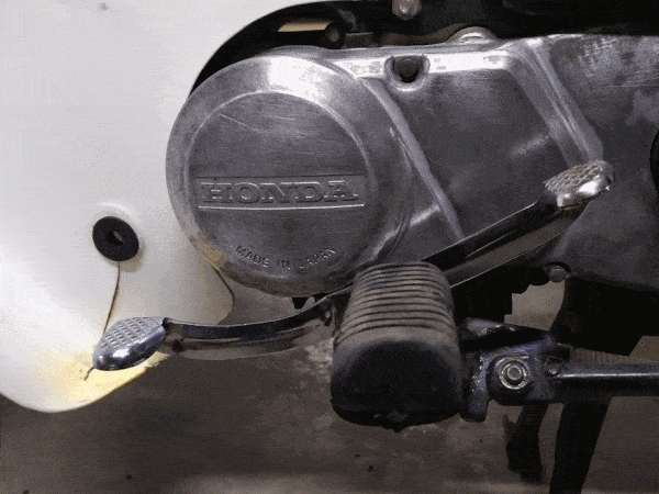 Honda Cub Oil Cooler. Замена лапки КПП на Хонде супер каб.