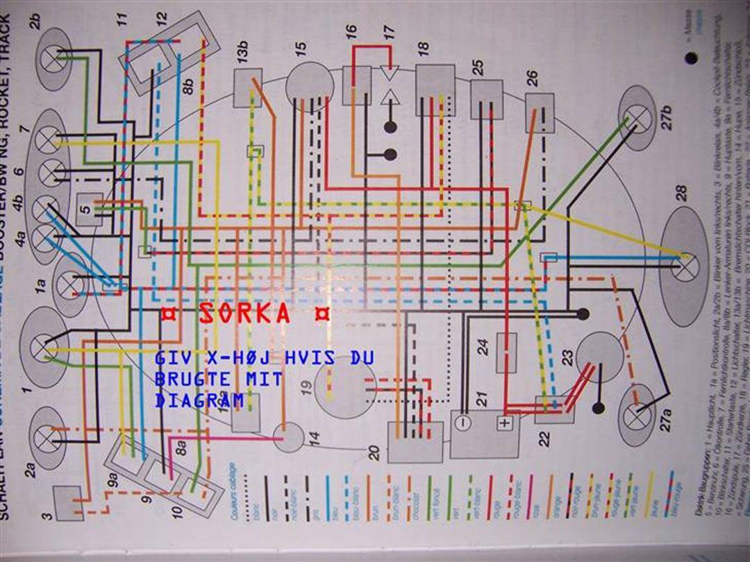 Схема проводки скутера 4т 50сс китай