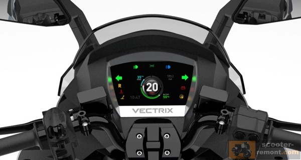 «Умный» электроскутер Vectrix VT-1 готов к выходу на рынок