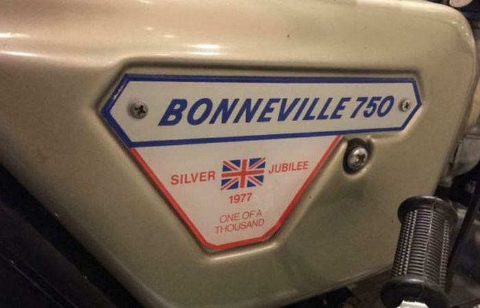 1977 triumph bonneville sliver jubilee