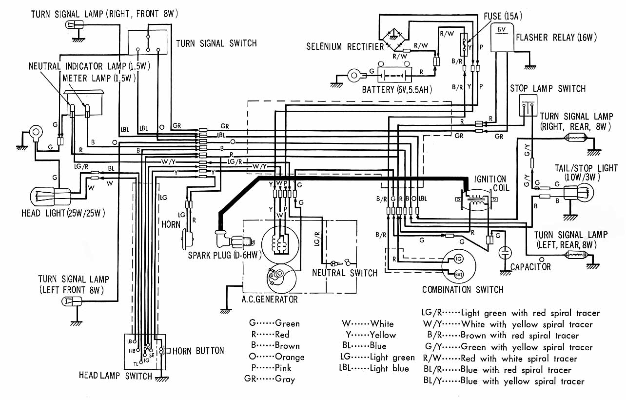 Схема электропроводки honda dio af 18, 27, 28 - scooter garage г.херсон