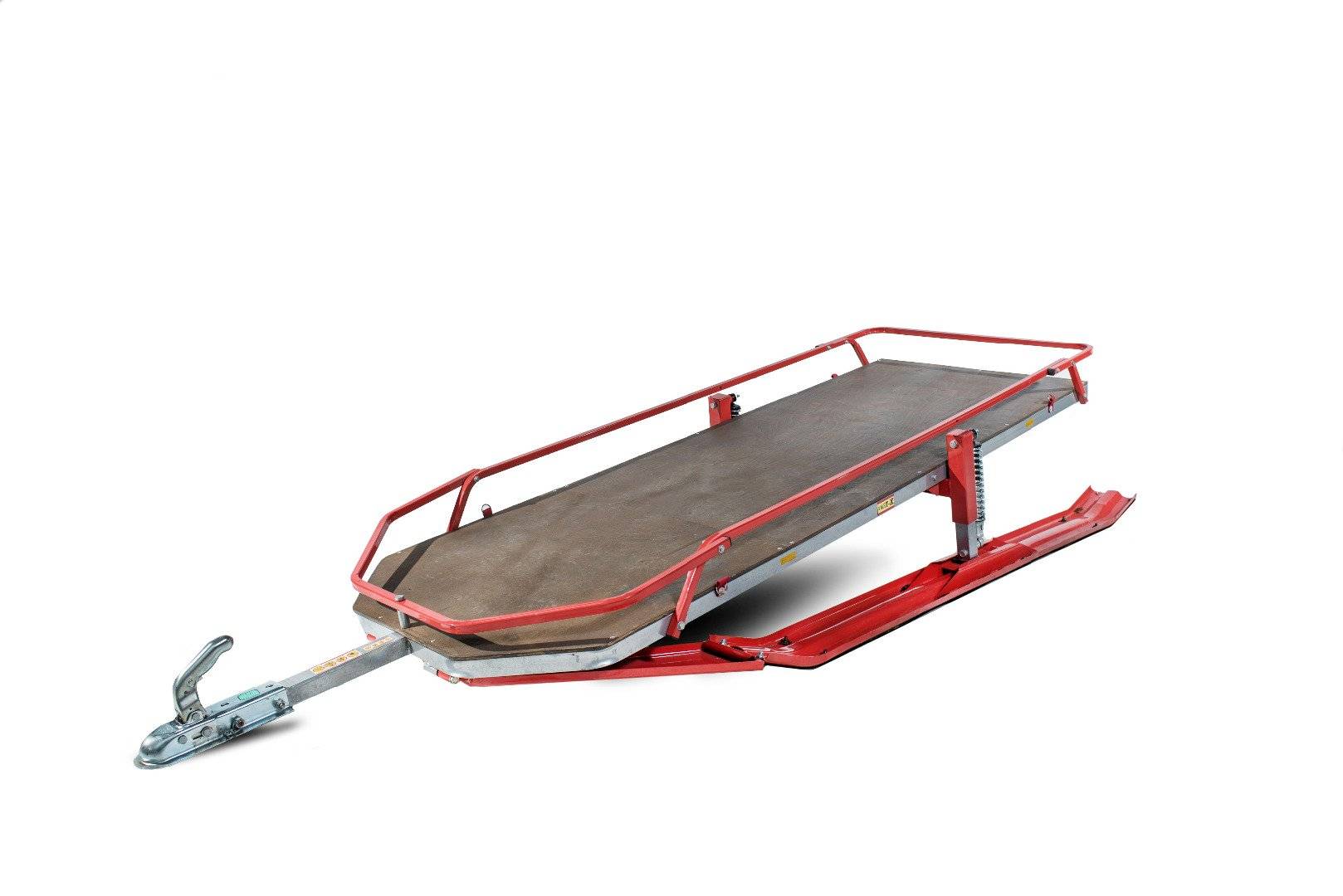 Сани-волокуши - универсальное средство для перевозки грузов на снегоходах