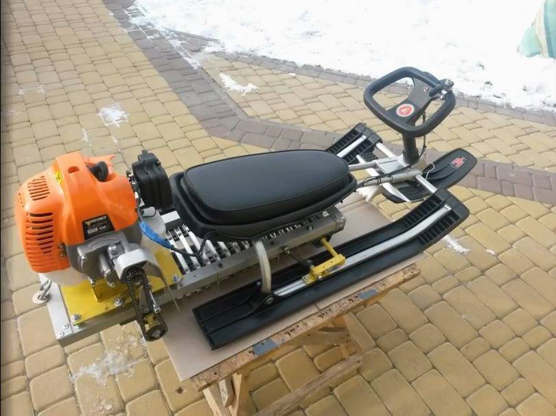 Изготовление снегохода своими руками: самодельные снегокаты и детские конструкции с мотором