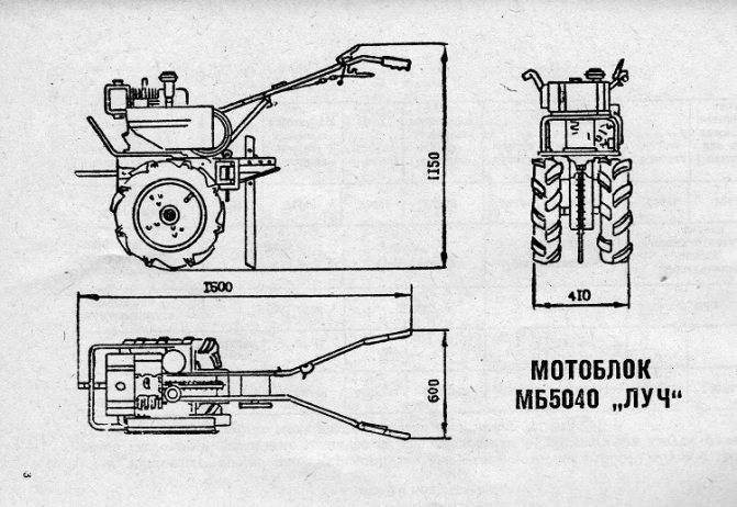Мотоблоки мб-1д: возможные двигатели, инструкция по эксплуатации