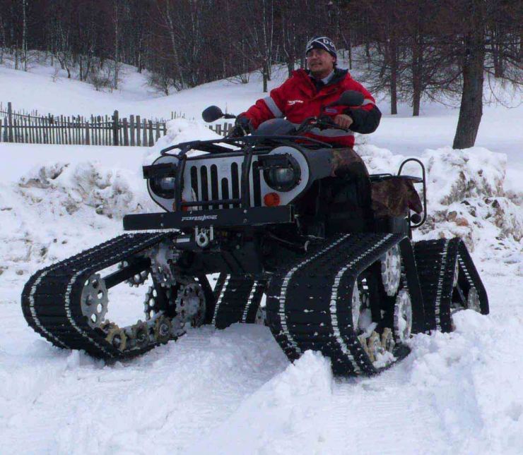 Снегоход своими руками: как сделать, самодельные, на гусеницах, из мотоцикла