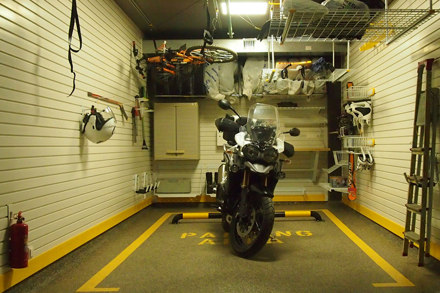 Консервация мотоцикла на зиму в холодном гараже