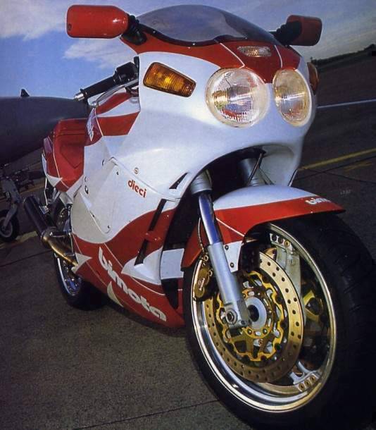 Мотоцикл bimota yb9 bellaria 1989 фото, характеристики, обзор, сравнение на базамото