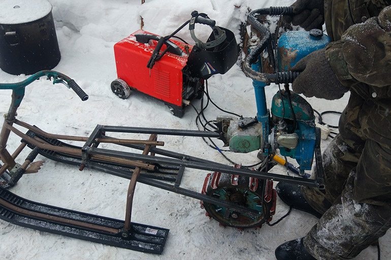 Как сделать снегоход — пошаговое описание как построить транспорт своими руками (105 фото + видео)