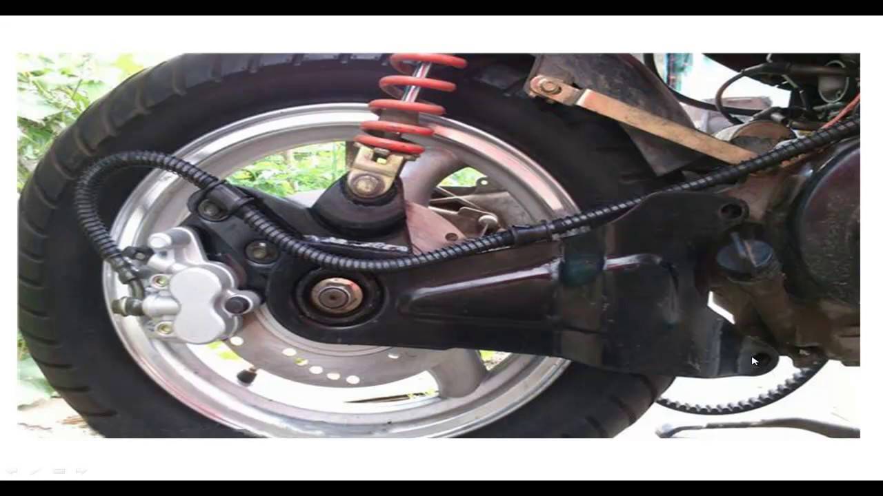 Обзор от yashiro: прокачка заднего тормоза на скутере