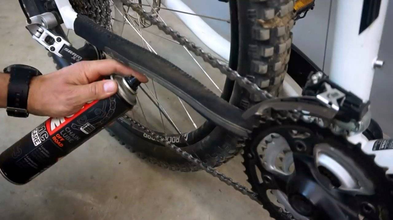 Как почистить и смазать велосипедную цепь