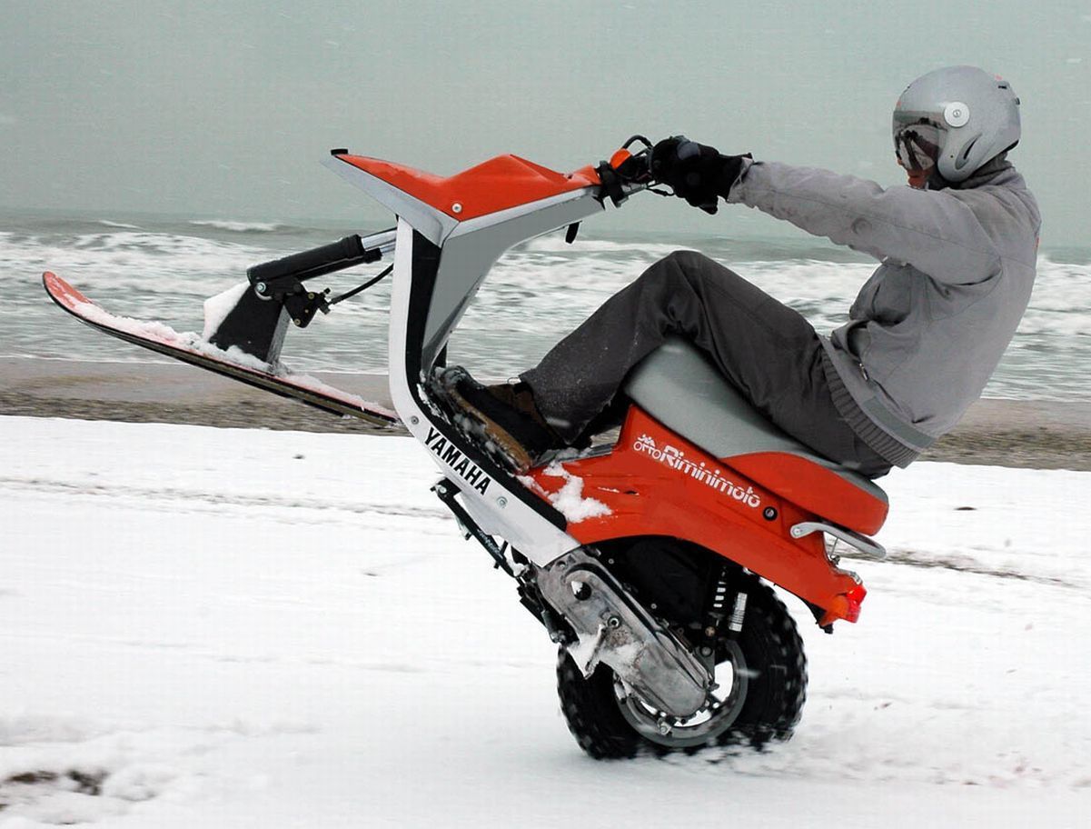 Зимой на мотоцикле. реальность или фантастика?