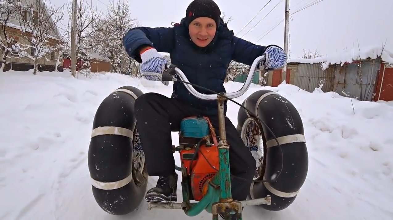 Снегоход из мотоблока, мотоцикла и бензопилы своими руками: инструкция для мастеров
