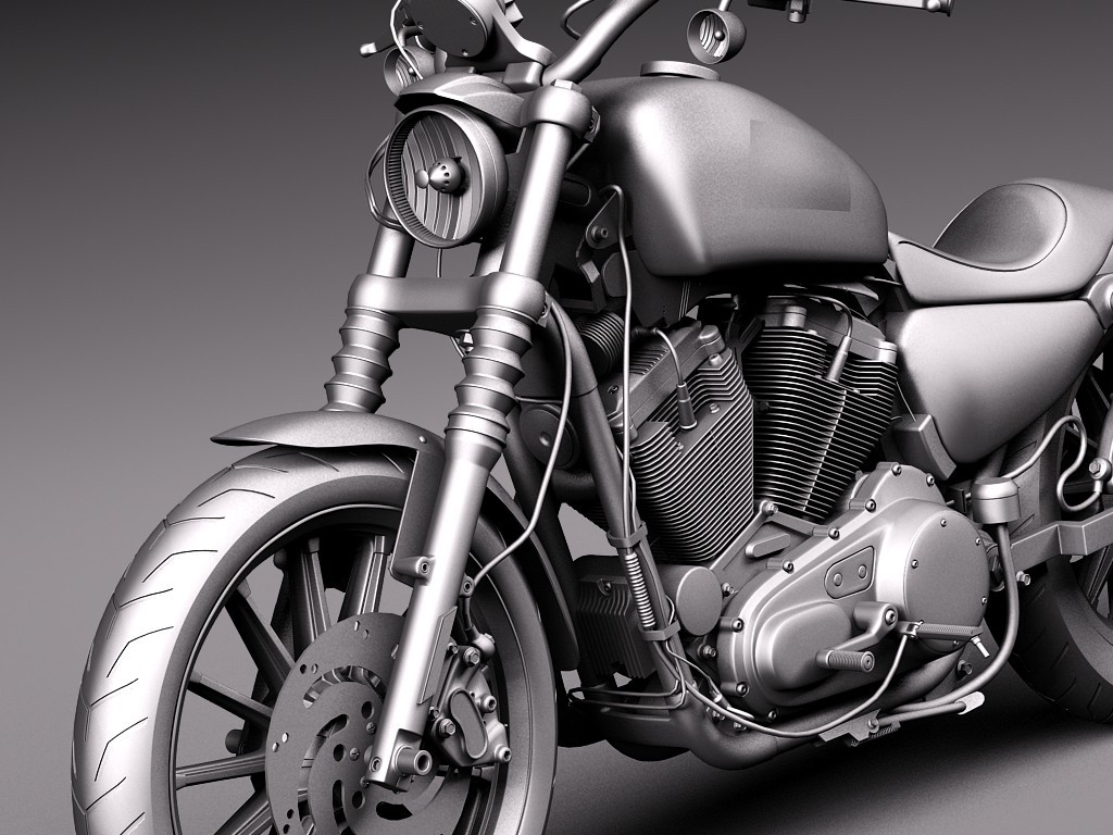 Harley-davidson iron 883, в новом облике, (6 фото)