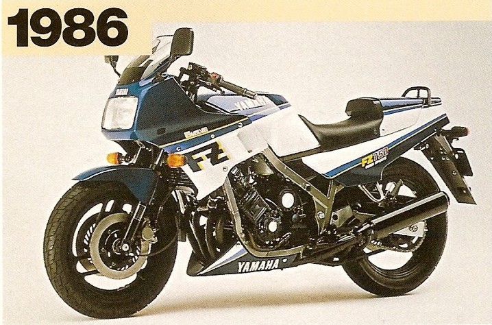 Мотоцикл yamaha fz 750 genesis