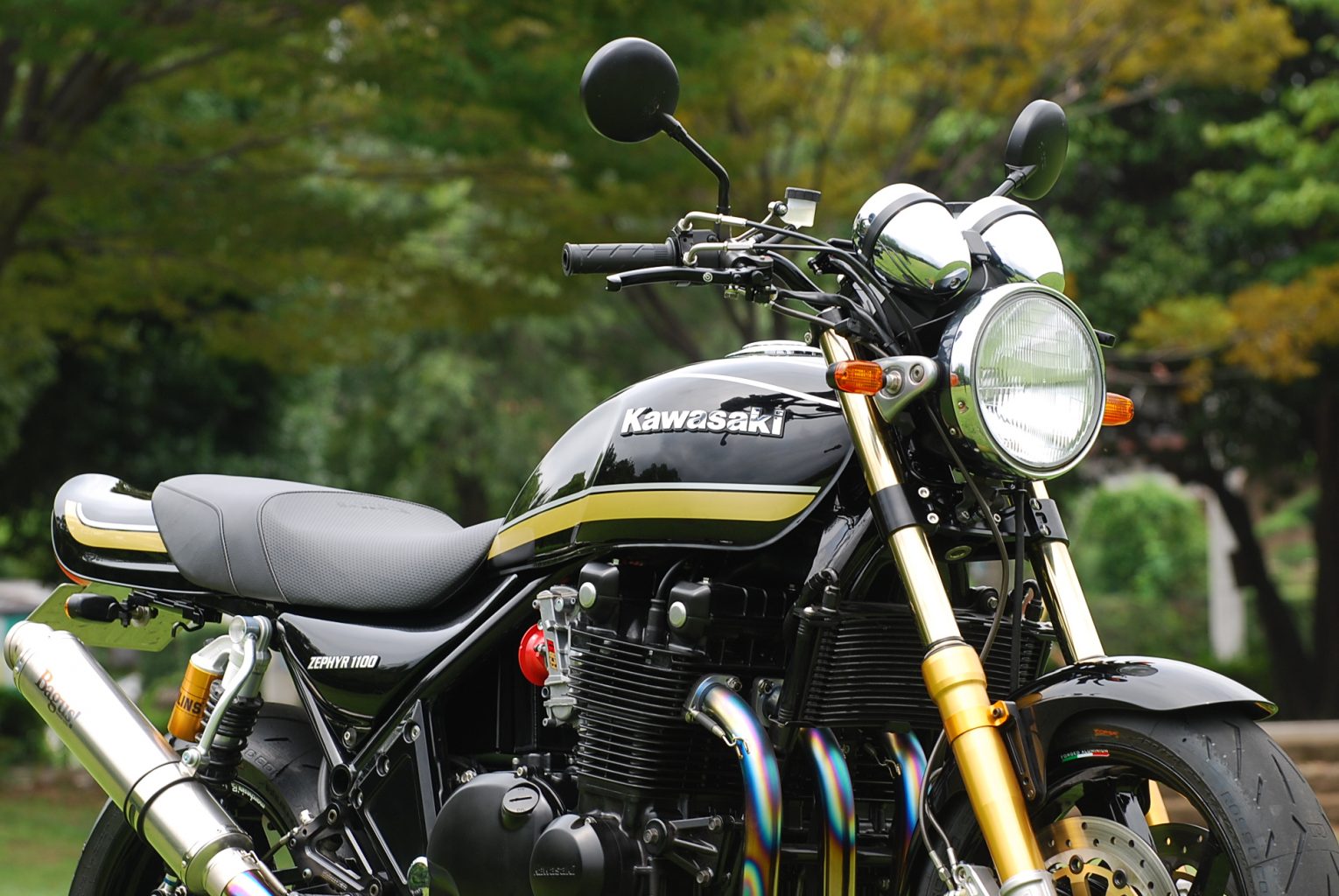Обзор мотоцикла kawasaki zephyr 550 (zr550b)