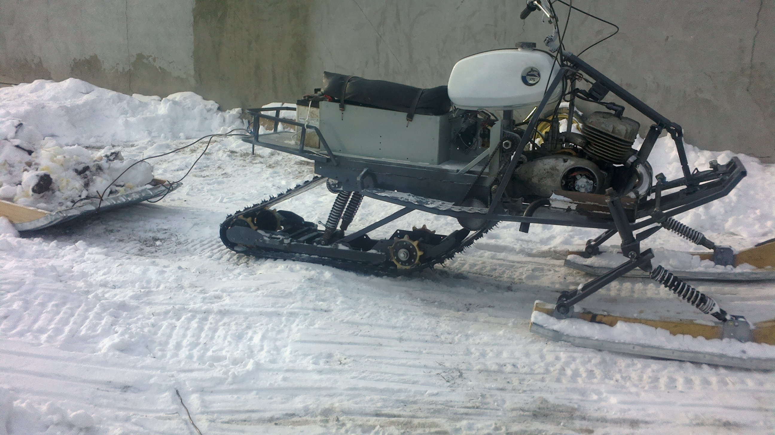 Как сделать снегоход из мотоблока своими руками: гусеничный, на колесах, для рыбалки