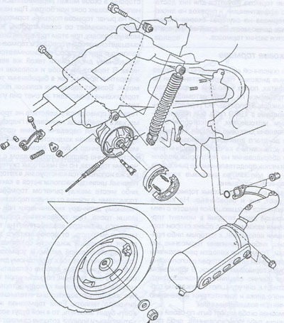 Документация — suzuki let’s 2 — инструкции по ремонту скутера