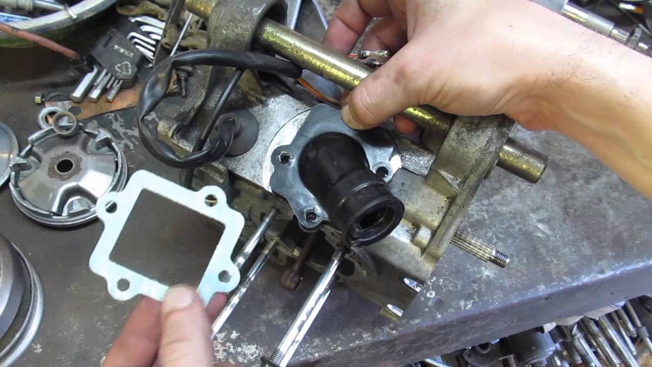 16.41. ремонт скутера. двухтактный двигатель — разборка и сборка