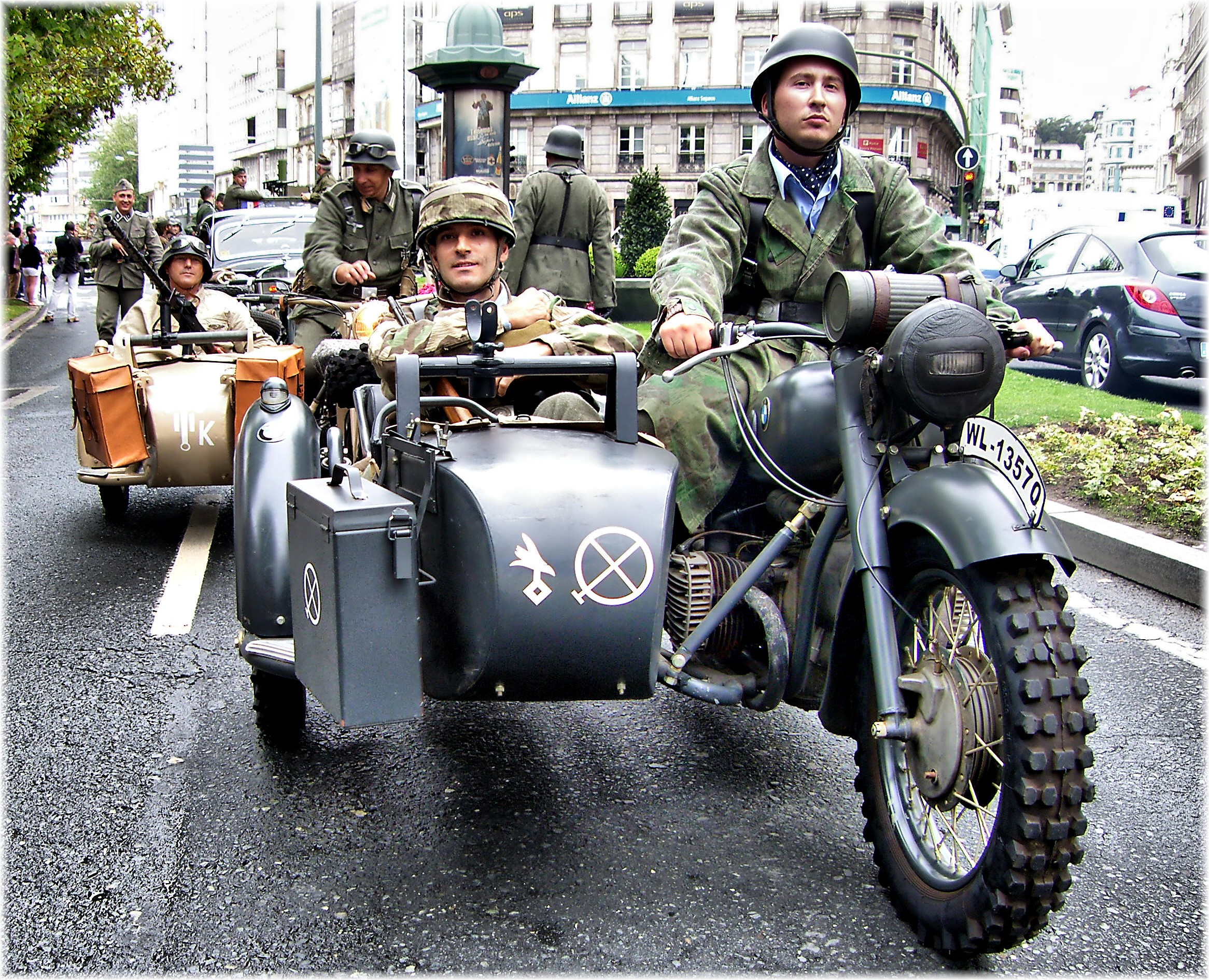 На каких мотоциклах воевали во второй мировой - русская семерка