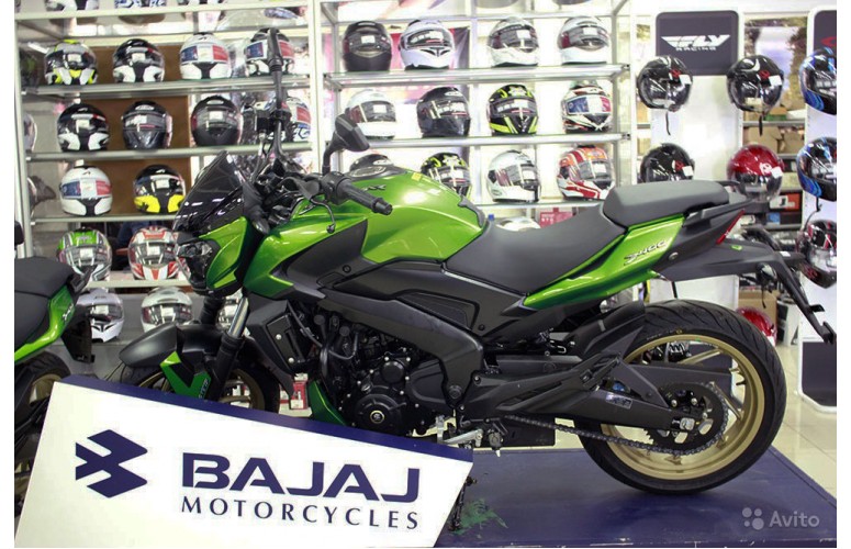 Мотоцикл bajaj (баджадж) dominar 400 ug зеленый (2021)