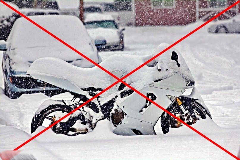 Консервация мотоцикла на зиму, если нет гаража, полезные советы.