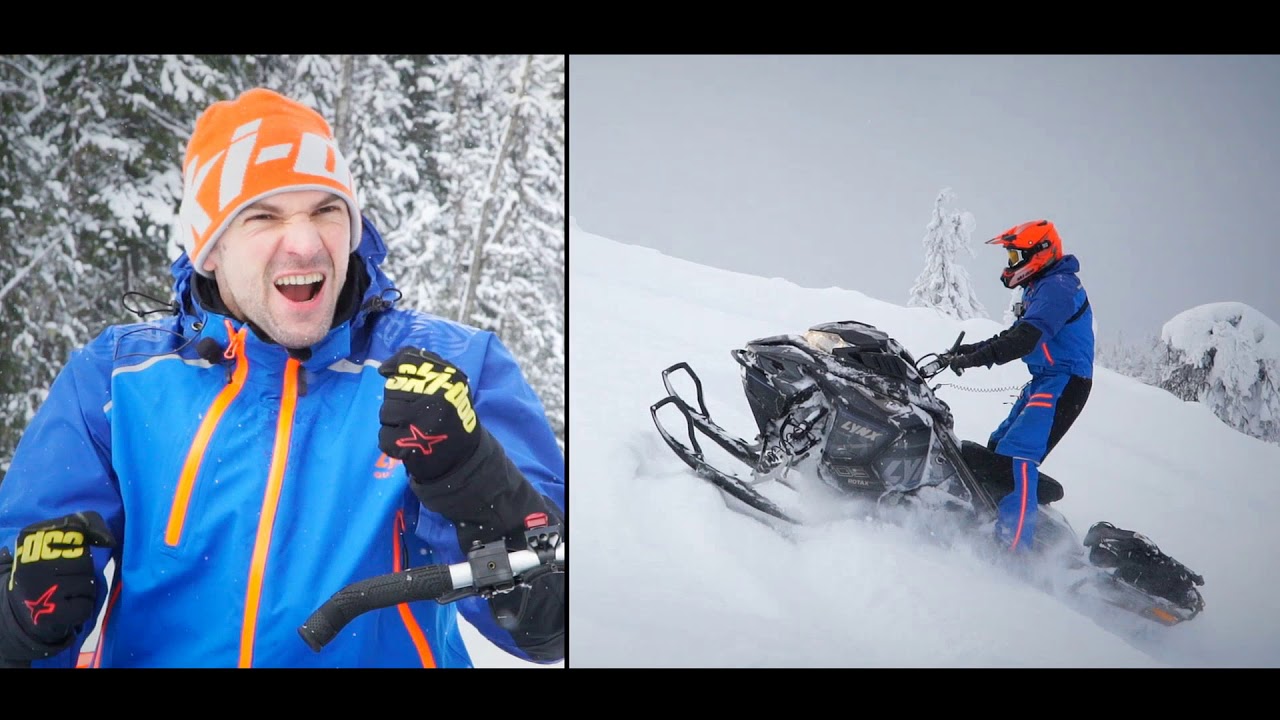 Обзор и тест-драйв снегоходов brp ski-doo и lynx 2017 + видео