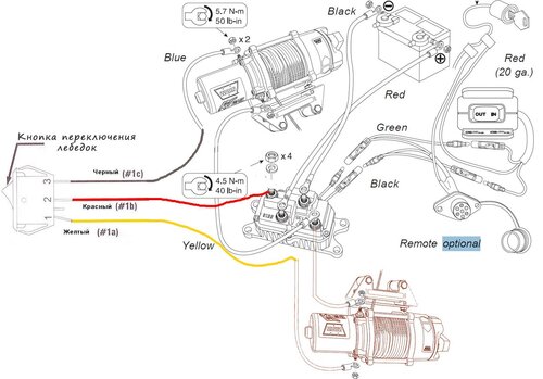 Инструкция по установке и эксплуатации автомобильной электрической лебедки фирмы «4х4» - магазин - склад автомобильных лебедок 4х4