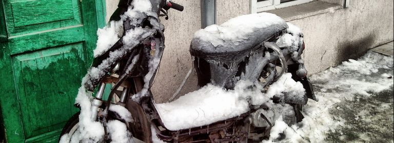 Весенние прелести или как завести скутер после зимы?