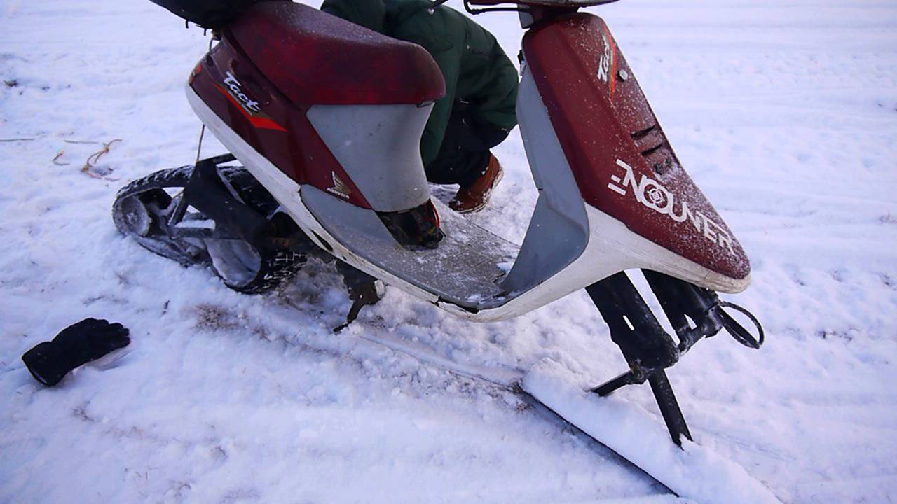 Снегоход своими руками: как сделать, самодельные, на гусеницах, из мотоцикла