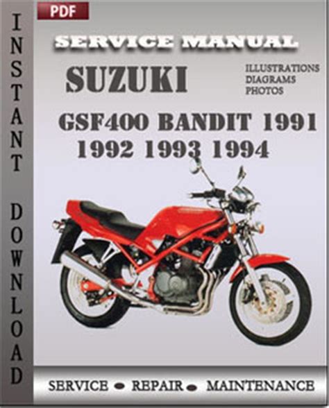 Мануалы и документация для suzuki gsf 250 bandit