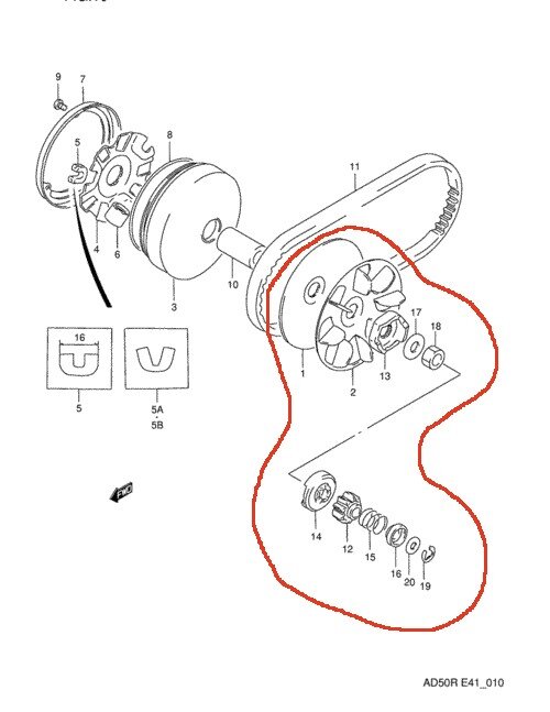 Ремонт двигателя скутера сузуки сепия зз