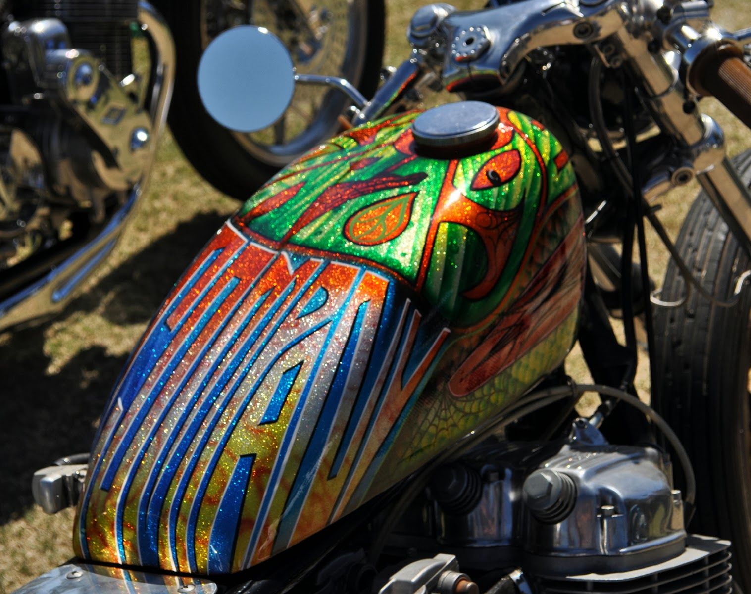 Покраска мотоцикла своими руками
