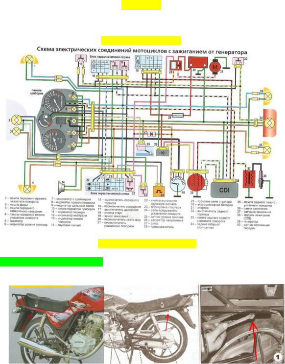 Просто о сложном: схема проводки мопеда дельта
