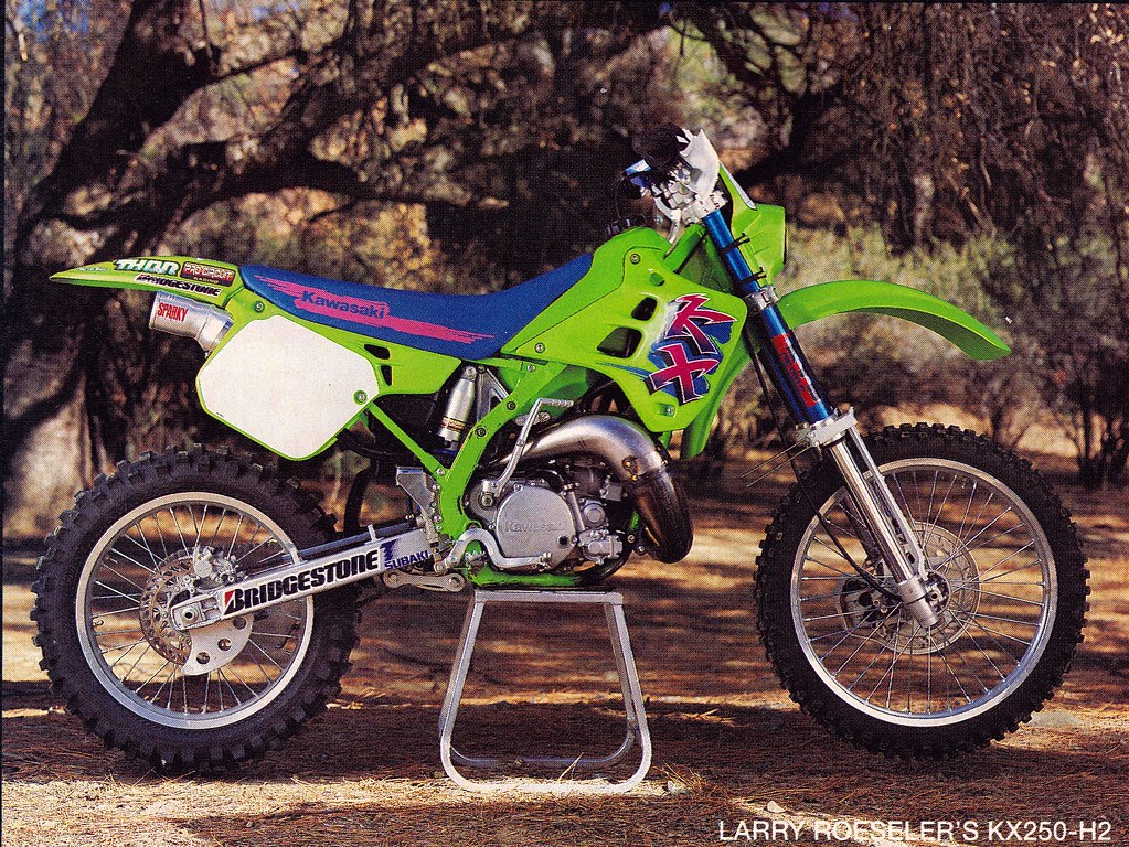Мотоцикл kawasaki kx 250 1991